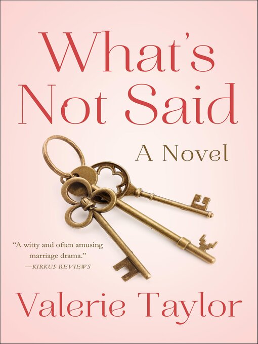 Title details for What's Not Said by Valerie Taylor - Available